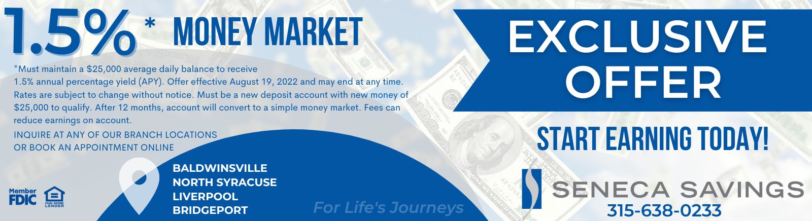 money market with seneca savings