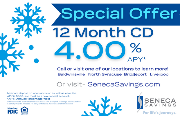 special offer CD seneca savings