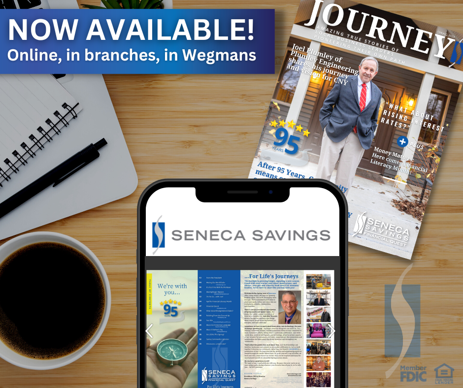 spring 2023 journeys publication from seneca savings now available including at wegmans
