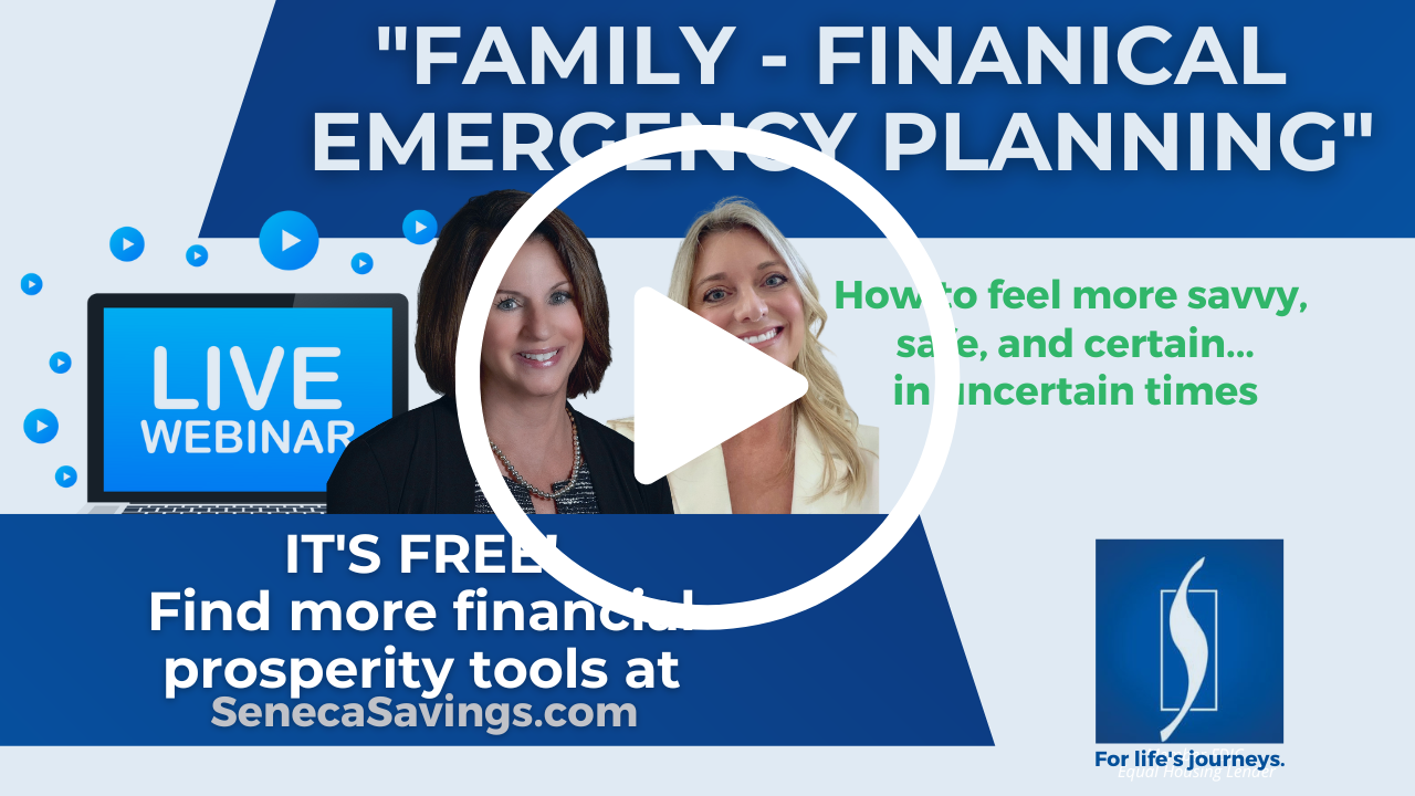 seneca savings financial emergency planning webinar