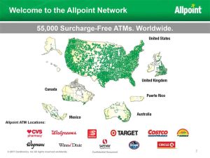 All point atm locations around the world